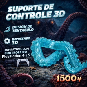 Suporte de Controle PS4 e PS5 - Kraken